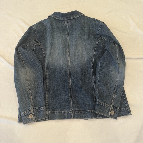 Duck Head Women's Denim Chore Coat Barn Jacket Pockets Workwear Trucker‎ 1X - Picture 2 of 7